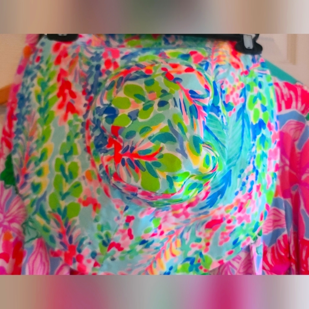 HTF Lilly Pulitzer Catch the Wave Sun Hat